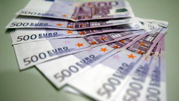 Los billetes de 500 euros caen en España hasta mínimos de doce años
