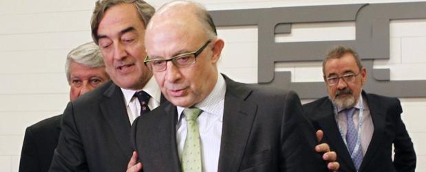 Montoro y Rosell, en la sede de la patronal