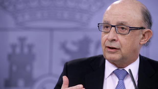 Cristóbal Montoro, ministro de Hacienda en funciones