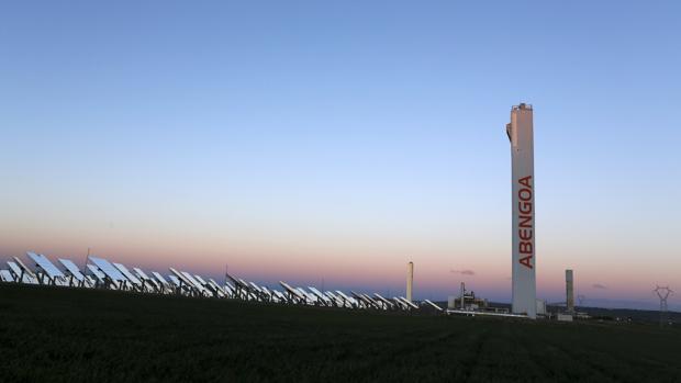 Vista de una planta solar de la compañía andaluza