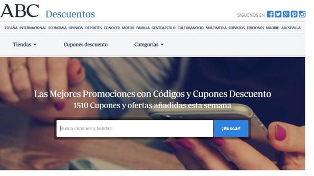 Descuentos ABC, las ofertas más suculentas a un golpe de clic