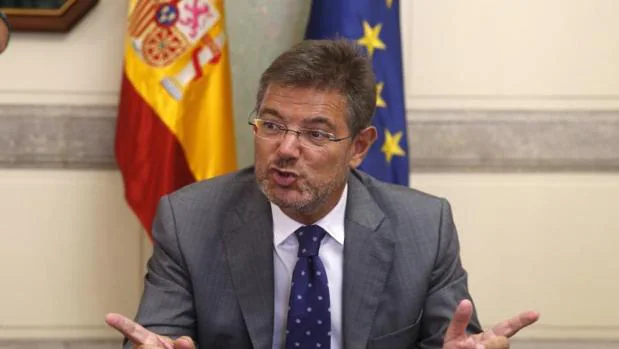El ministro de Justicia y Fomento en funciones, Rafael Catalá