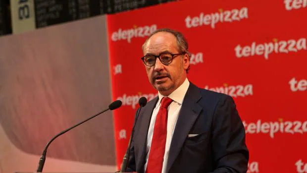 El presidente de Telepizza, Pablo Juantegui,