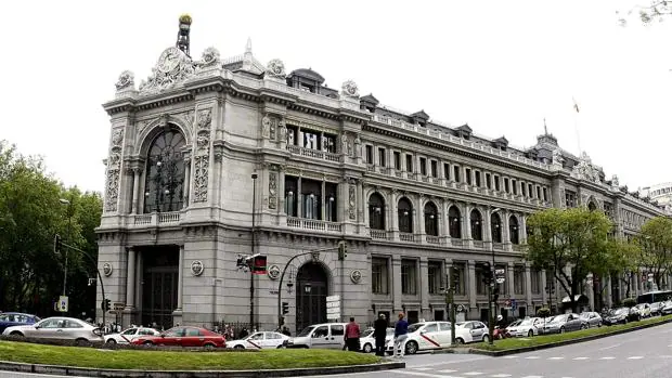 La fachada del Banco de España