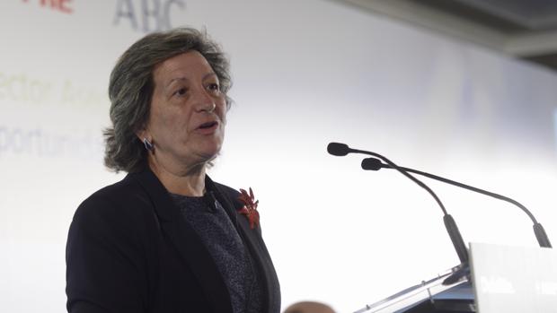 La presidenta de Unespa, Pilar González de Frutos