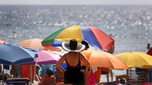 Playa de Benidorm el pasado mes de agosto
