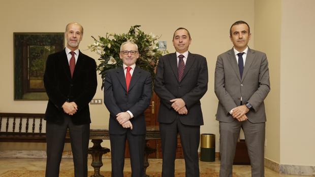 José Domínguez Abascal, Beltrán Calvo, Germán López y Javier Landero