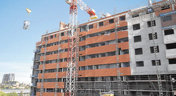 Edicio en construcción en Madrid capital