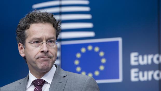 Jeroen Dijsselbloem, presidente del Eurogrupo, en una conferencia de prensa