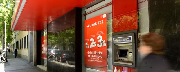 Sucursal de una entidad bancaria en Madrid