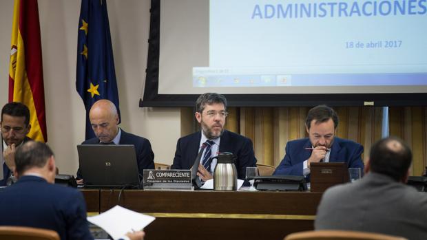 El secretario de Estado de Presupuestos y Gastos, Alberto Nadal, en el Congreso de los Diputados