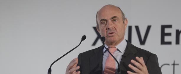 El ministro de Economía, Luis de Guindos