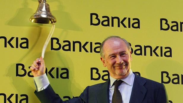 Rodrigo Rato, durante la salida a Bolsa de Bankia en 2011