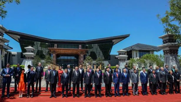 Cerca de una treintena de jefes de Estado y de Gobierno participan en el reciente foro de Pekín