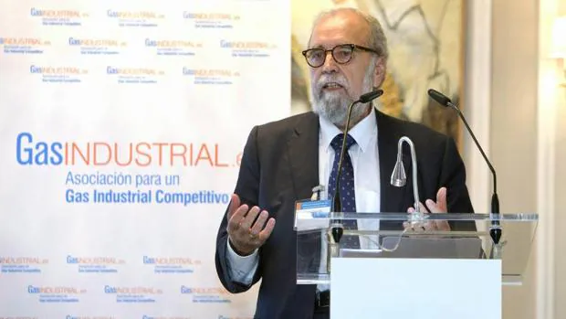 Antonio Erias, presidente de Mibgas, esta semana en la asamblea de Gas Industrial