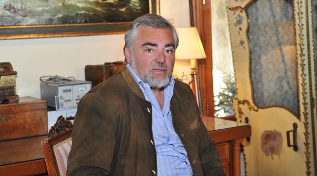 Antonio Ruis, consejero delegado de Finca Lindaraja, en la sierra de Guadarrama