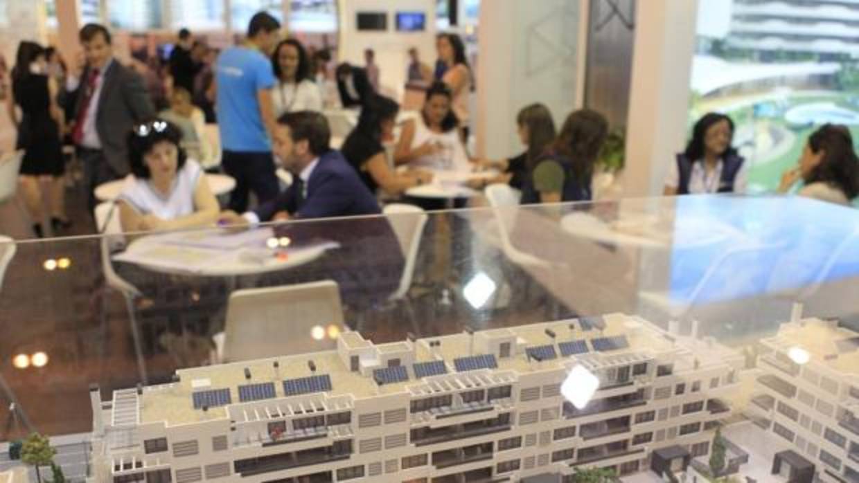 Estand del Salón Inmobiliario Internacional de Madrid (SIMA)