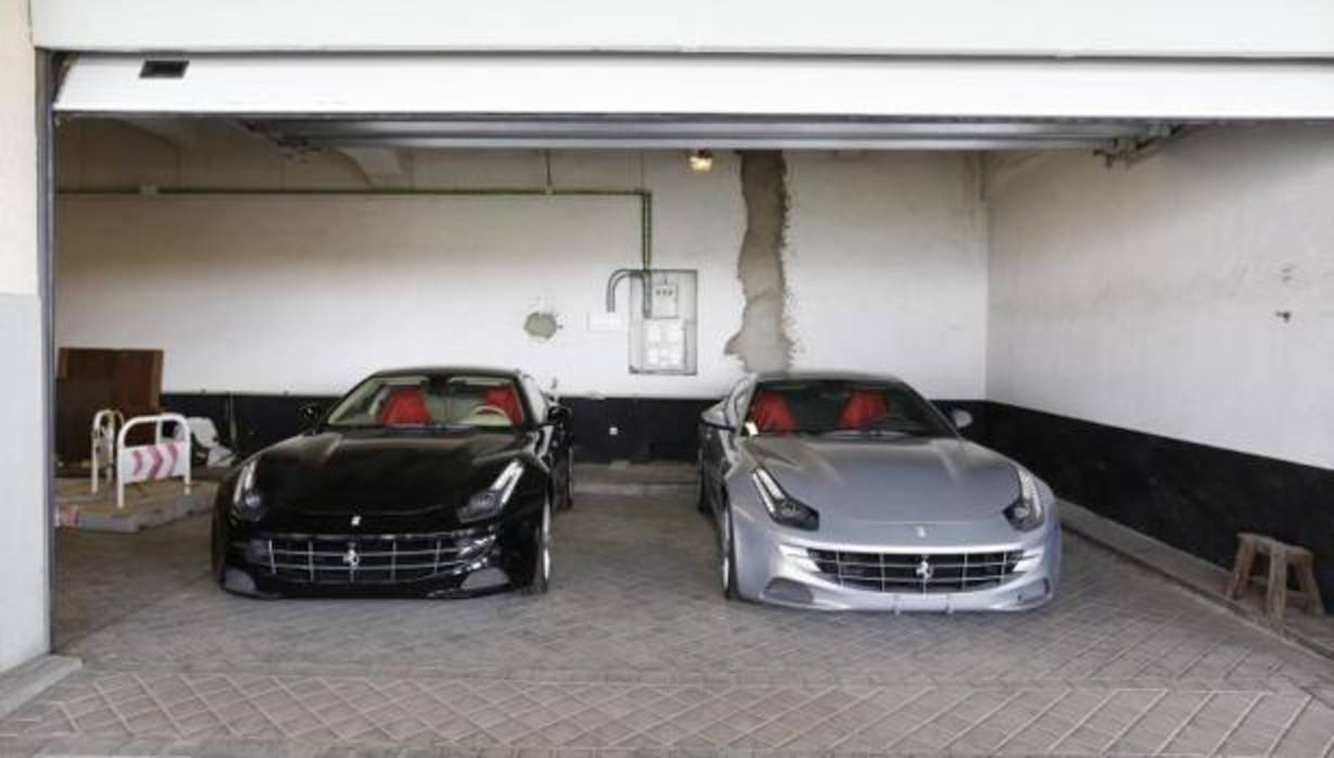 Los dos Ferrari donados por el Rey Juan Carlos