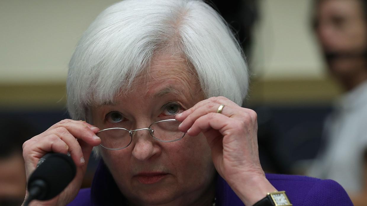 La presidenta de la Reserva Federal, Janet Yellen