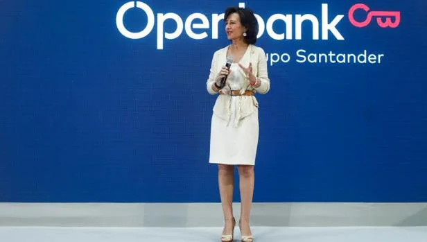 Ana Botín durante la presentación del nuevo Openbank