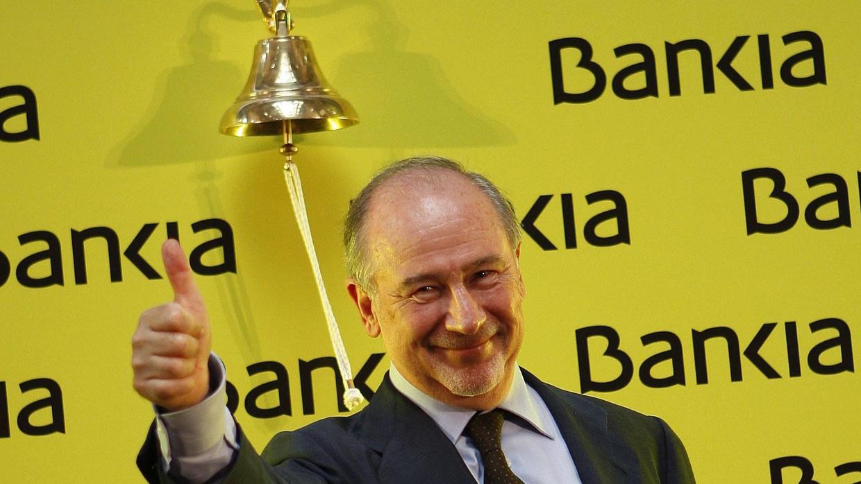 Rodrigo Rato, durante la salida a Bolsa de Bankia