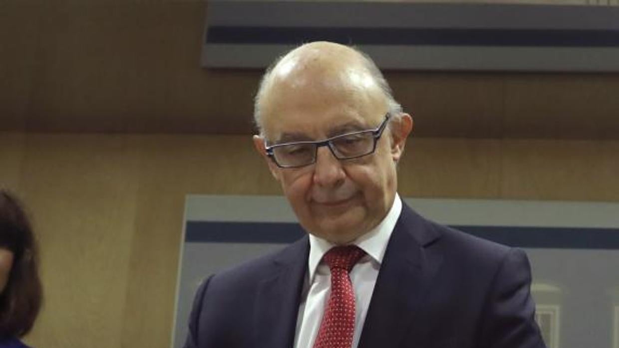 El minsitro de Hacienda, Cristóbal Montoro