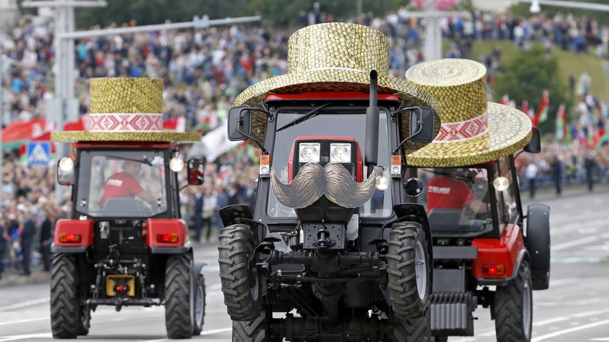 Desfile en Minsk (Bielorrusia)