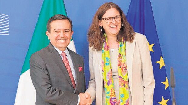 La UE acelera las negociaciones con México y Mercosur