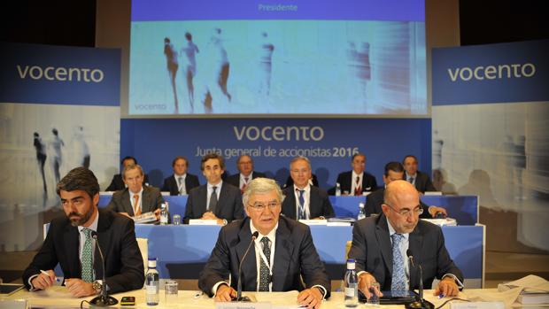 Consejo de administración de Vocento en la junta de accionistas de 2016