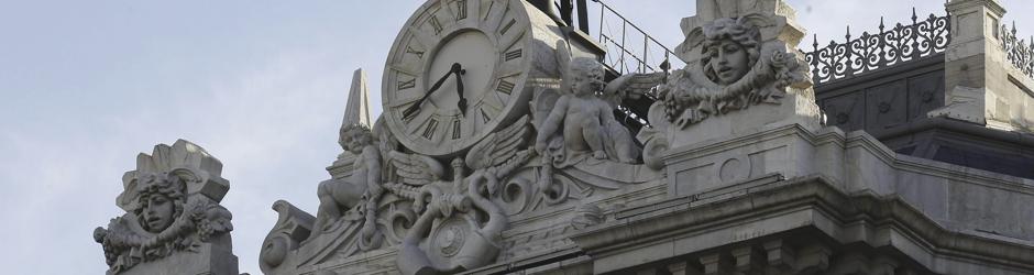 Fachada del Banco de España en Madrid