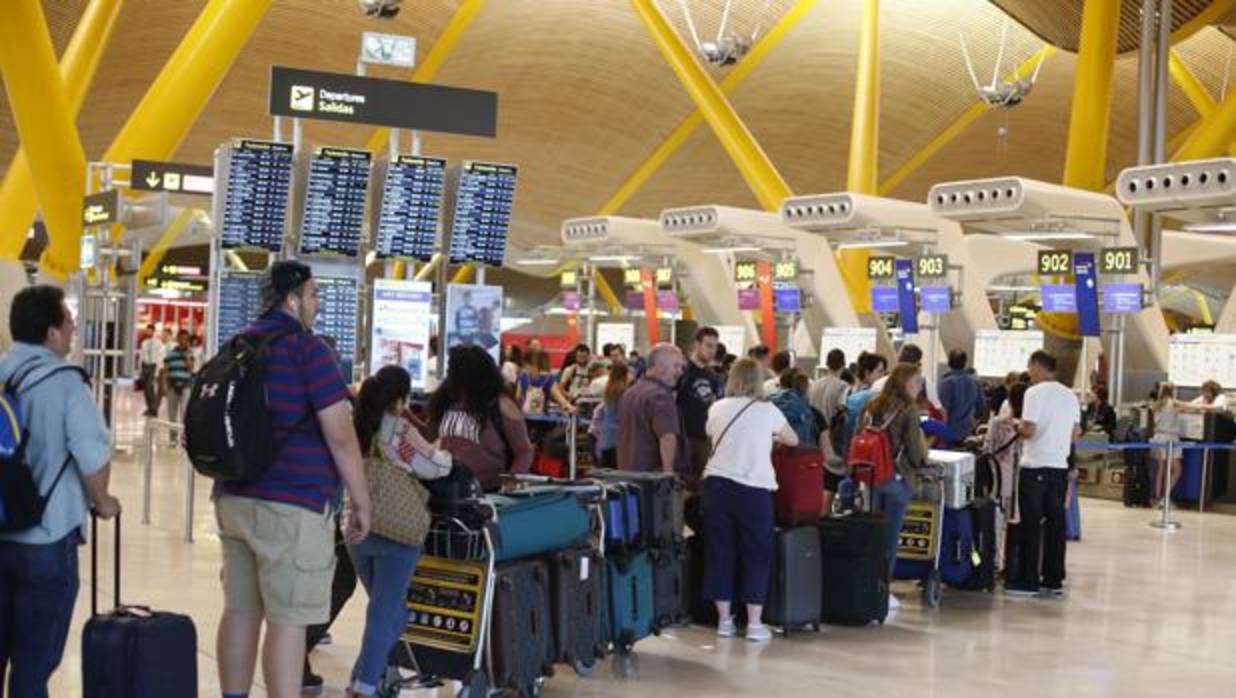 Imagen del aeropuerto de Barajas