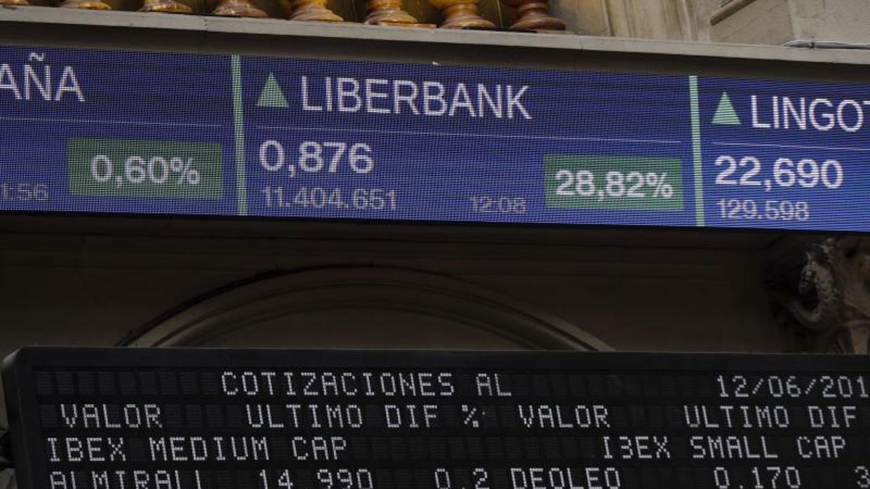 Los títulos de Liberbank se disparan hoy ante de su suspensión más de un 5%