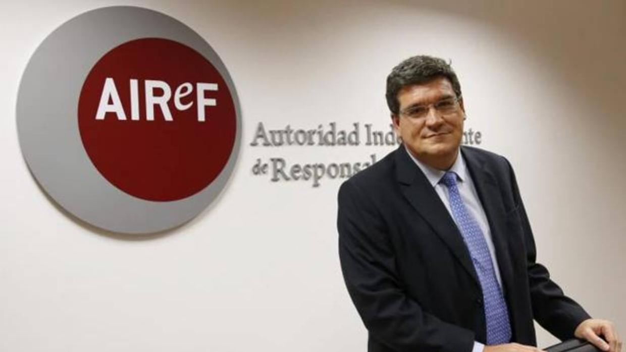 El presidente de la Autoridad Independiente de Responsabilidad Fiscal (AIReF), José Luis Escrivá