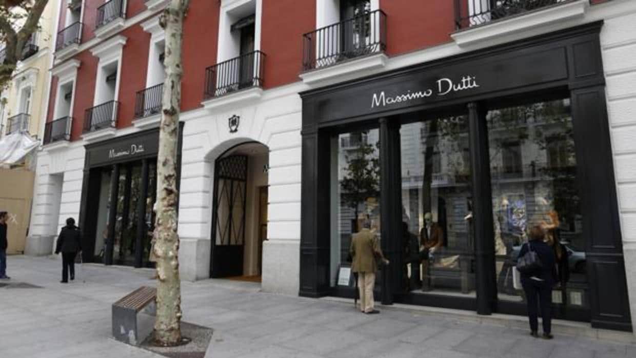 Tiendas de lujo en la «milla de oro» de Madrid