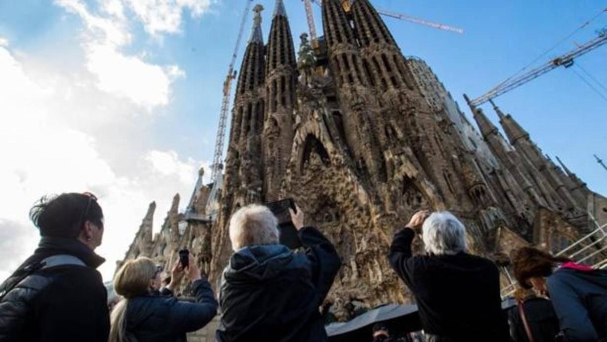 Turistas en Barcelona