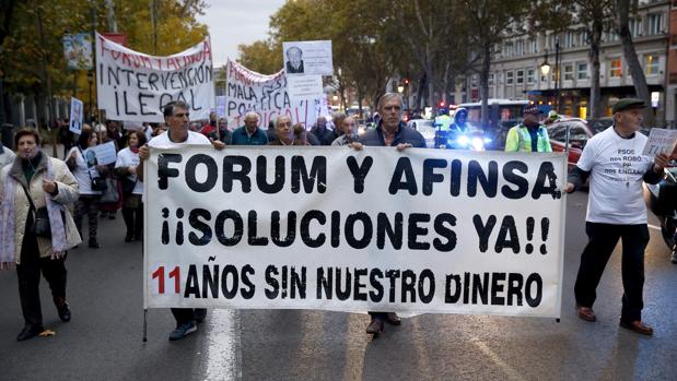 Afectados de Fórum y Afinsa presentarán el lunes otra demanda contra el Estado