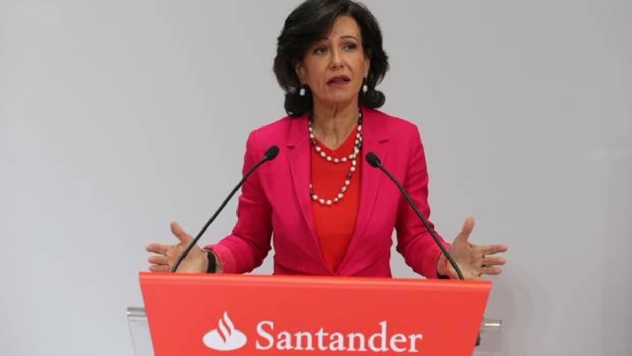 La presidenta del Santander, Ana Botín