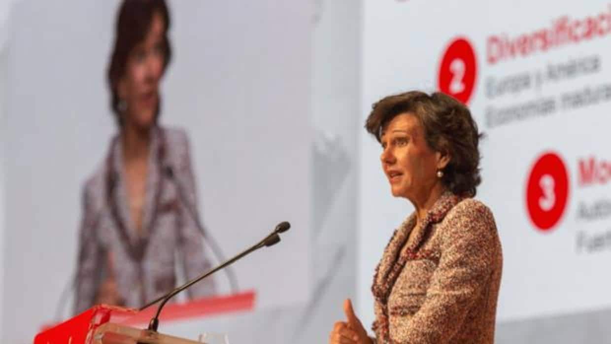 Ana Botín, presidenta de Santander