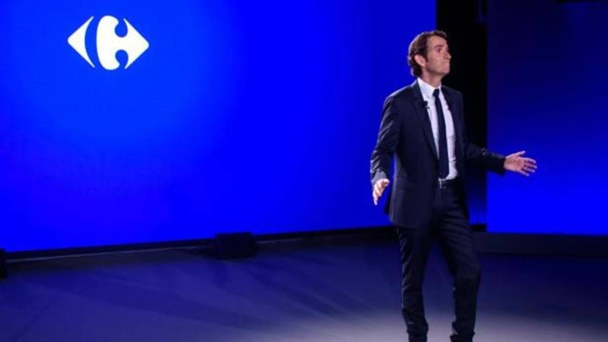 El presidente del grupo de distribución Carrefour, Alexandre Bompard,