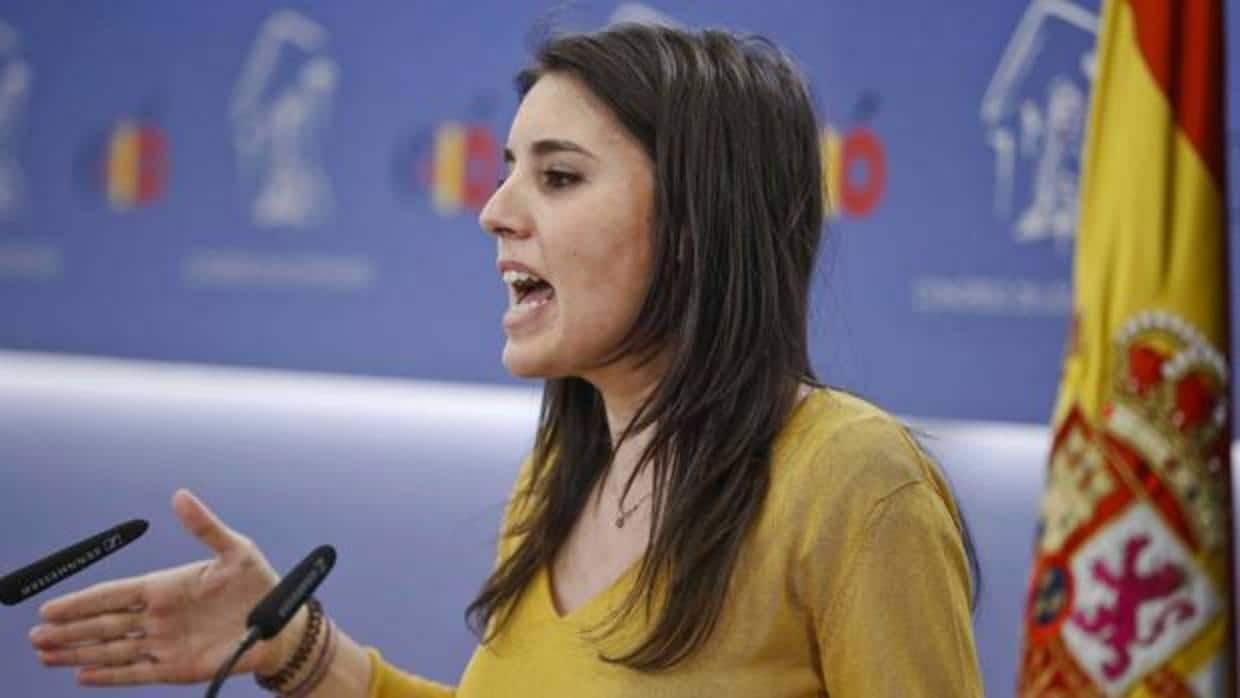 Irene Montero, de Unidos Podemos, anuncia que su partido presentará una enmienda a la totalidad a los Presupuestos