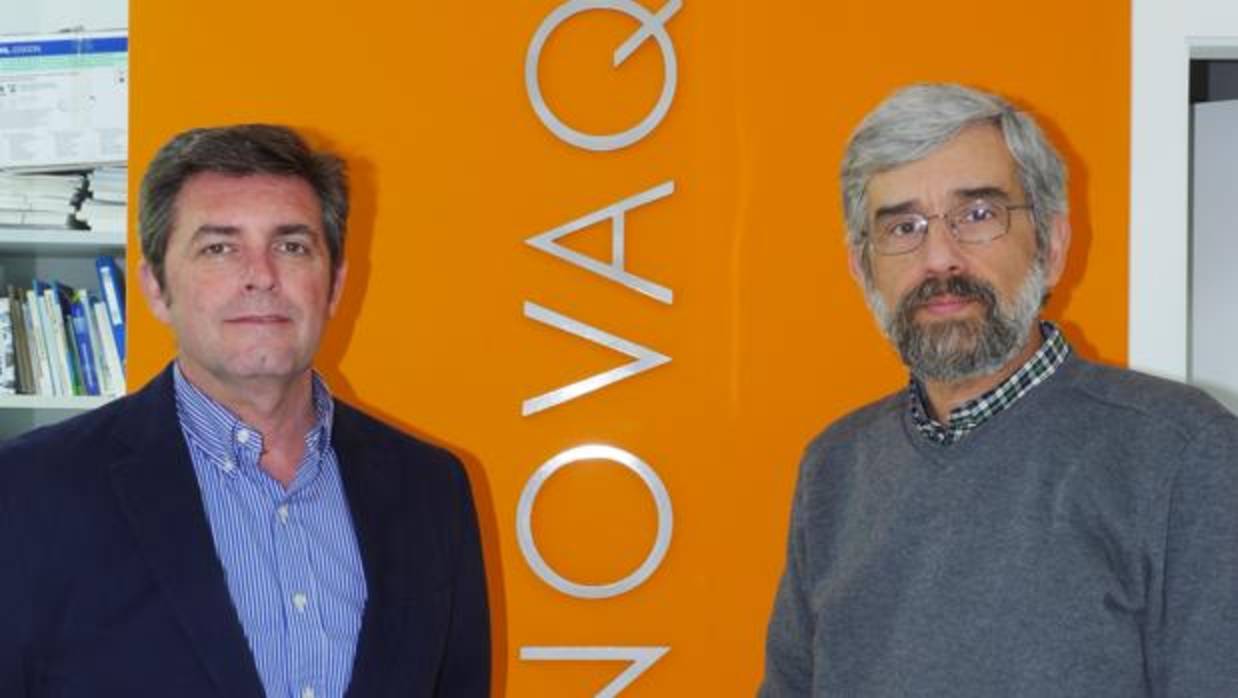 Los socios de Innovaqua José María Rodríguez y Diego García