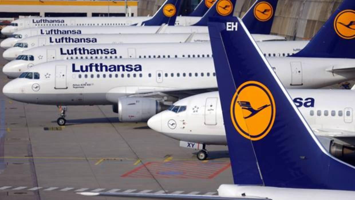 Aviones de Lufthansa