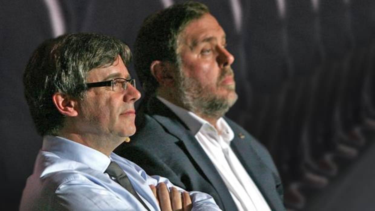 Puigdemont y Junqueras, en una imagen de archivo
