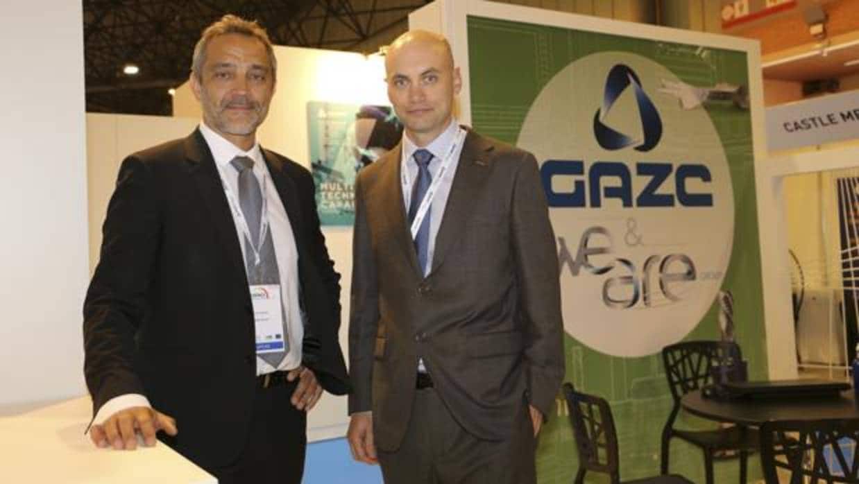 Patrice Rives, director comercial de Grupo We Are, y Eduardo Manubens, director de desarrollo de negocio de GAZC, en la ADM de Sevilla