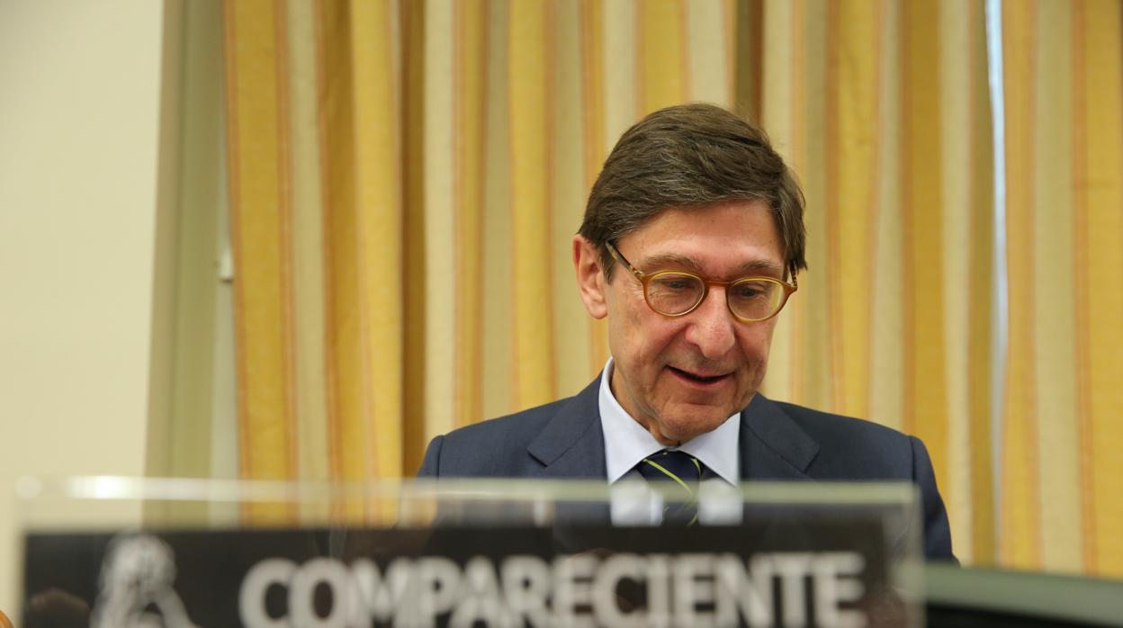 El presidente de Bankia, José Ignacio Goirigolzarri, en su comparecencia ante el Congreso