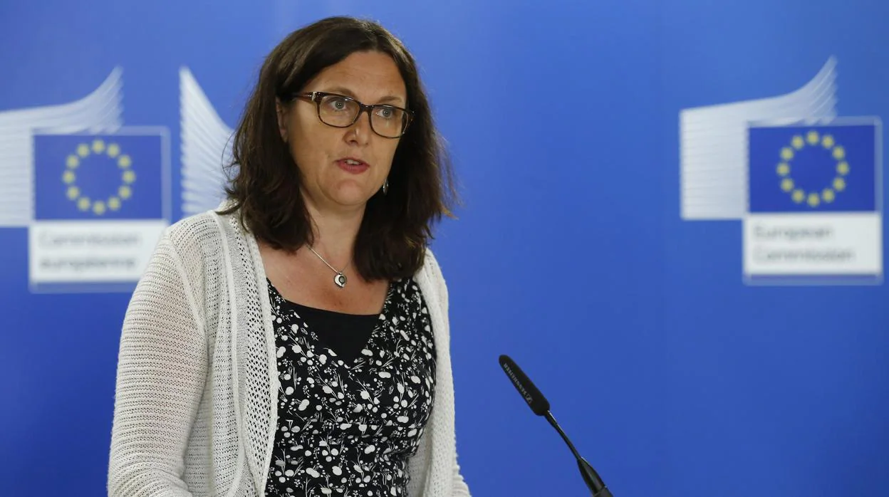 La comisaria de Comercio europea, Cecilia Malmström