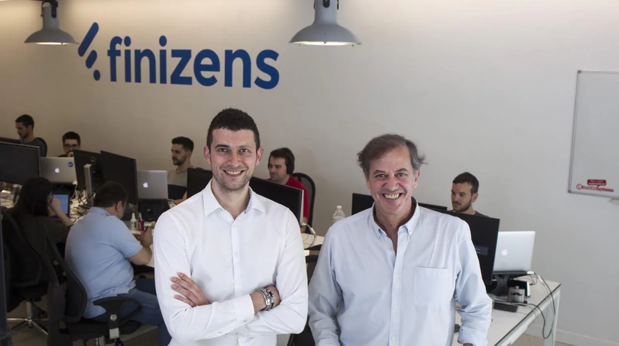 Giorgio Semenzato (CEO) y Martín Huete (co-fundador), de la empresa Finizens