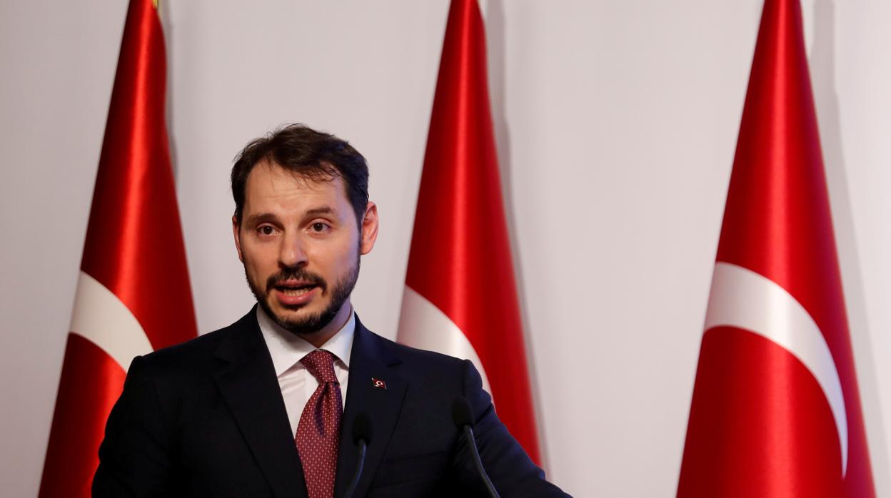 El ministro turco de Finanzas y el Tesoro, Berat Albayrak