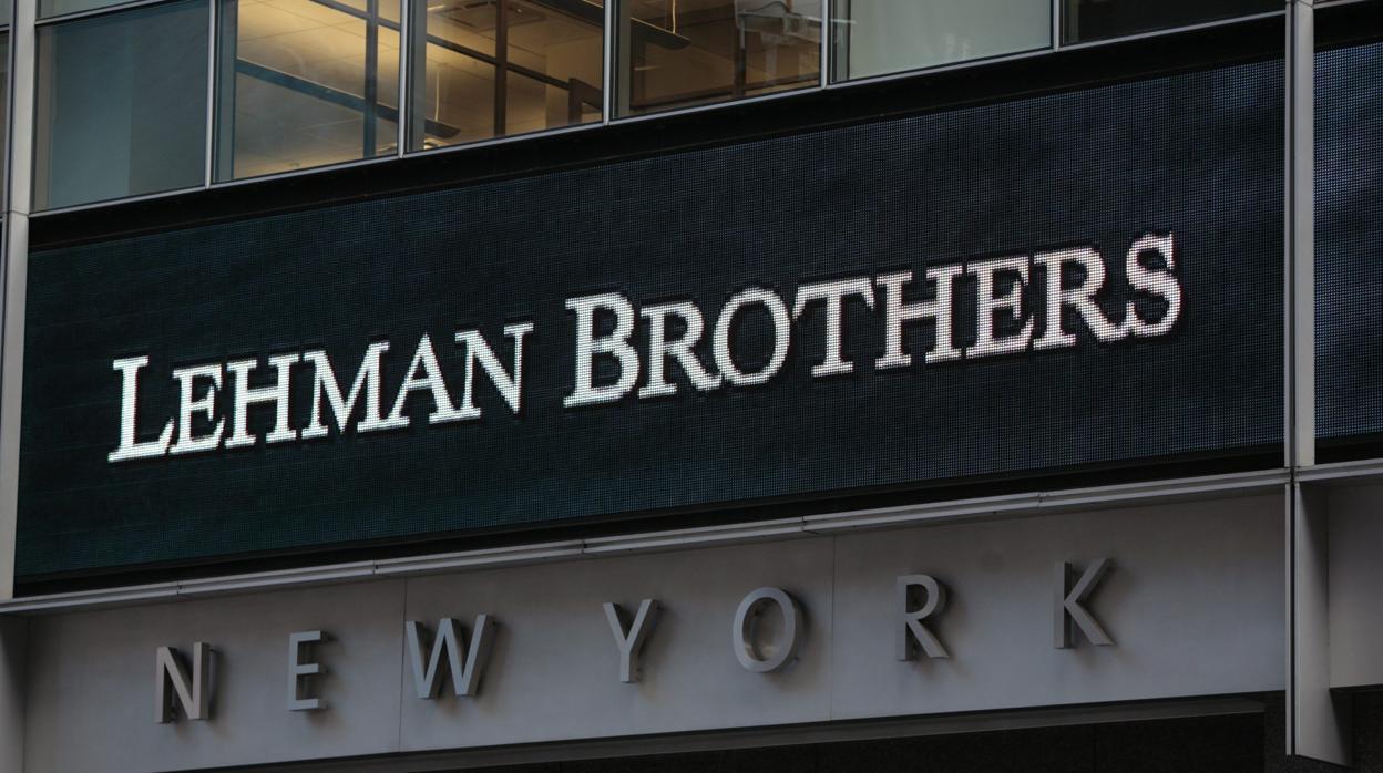 La sede de Lehman Brothers en Nueva York el día 15 de septiembre de 2008