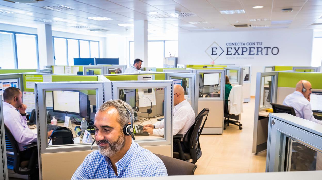 Centro de gestores personales a distancia de Bankia en Madrid